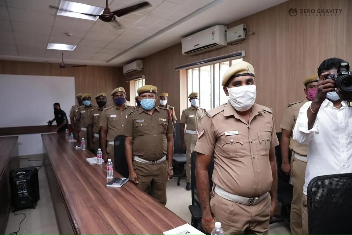 Tamil Nadu Fire and Rescue officers