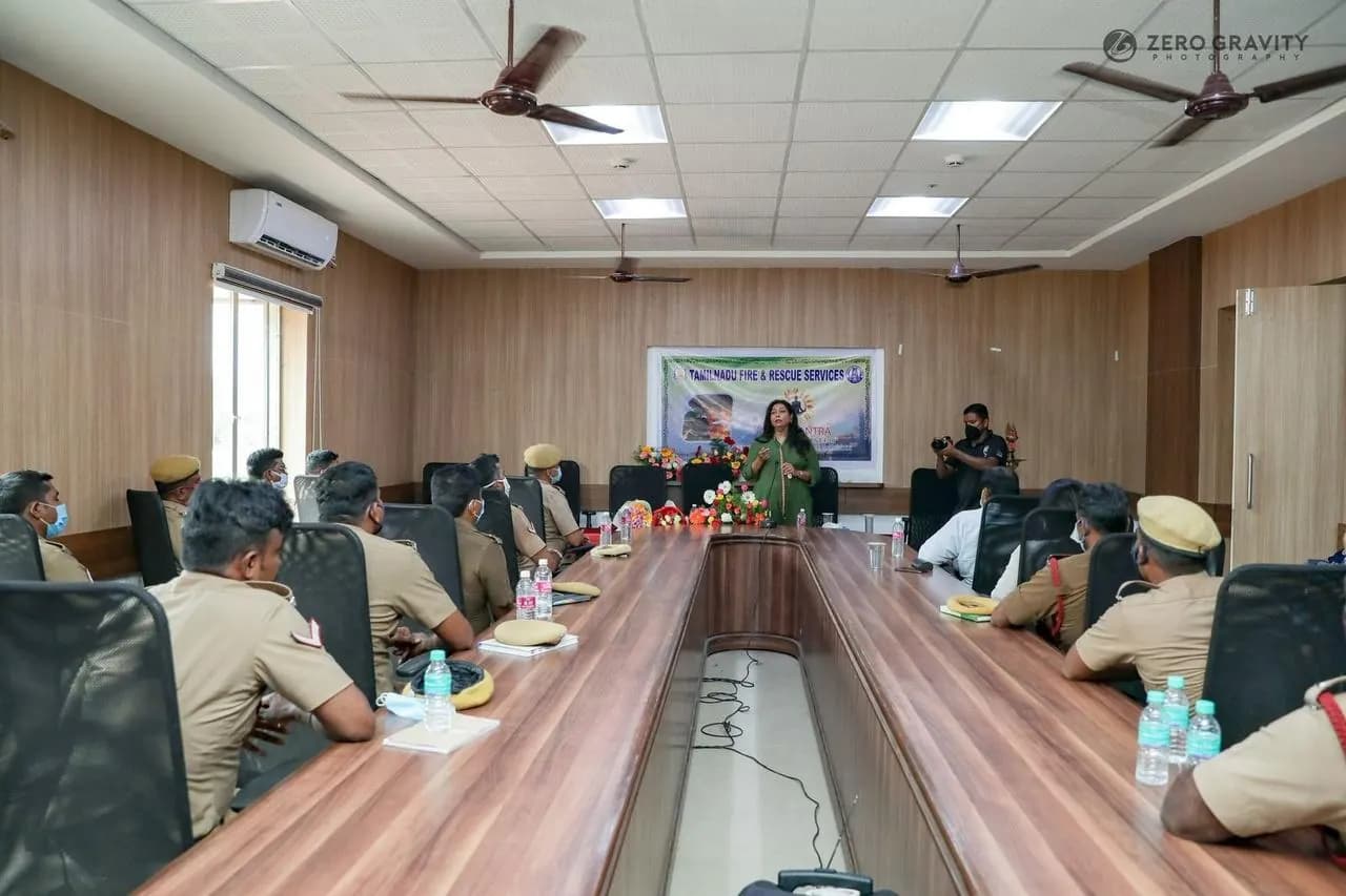 Mind Mantra session with officers
